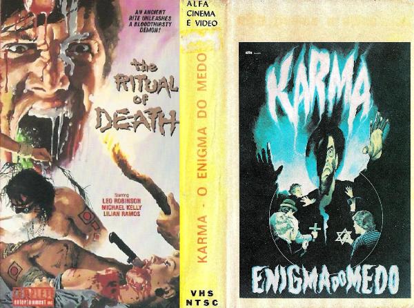 Karma OEnigmadoMedo28198429 - Rebobinando o VHS - "Karma - Enigma do Medo" e "Ritual Macabro", de Fauzi Mansur