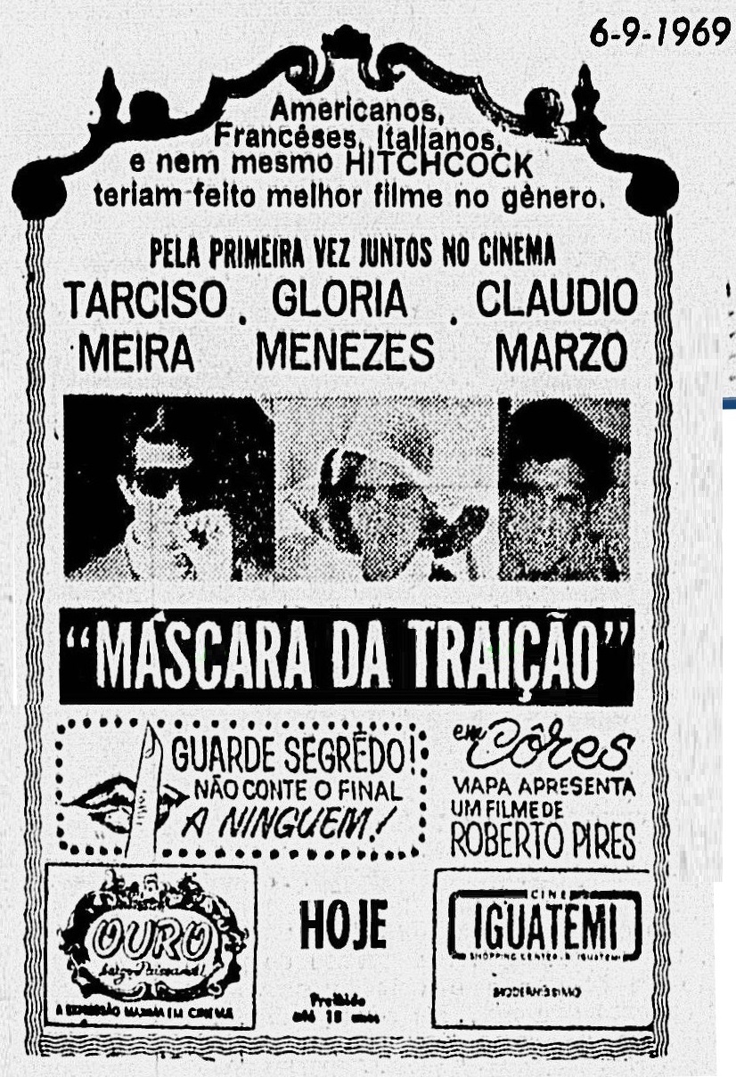 devotudoaocinema.com.br - Dica do DTC - "M&aacute;scara da Trai&ccedil;&atilde;o", de Roberto Pires